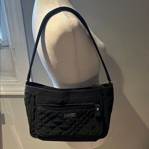 Vera Bradley Classic Black Quilted Shoulder Bag